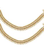 Ethnic Indian Bollywood Fashion Jewelry Set Glowing Anklet Set