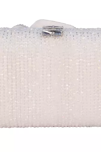 White bloom  clutch