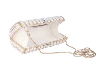 White ivory pearl radiance clutch 2