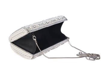 Silver royal pearl clutch 2
