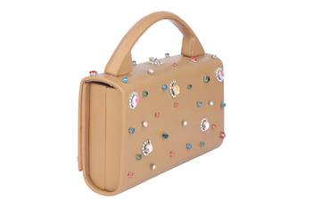 Nude shine  mini handbag 2