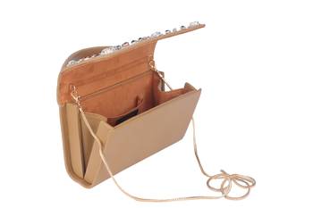 Nude shine  mini handbag 3
