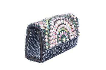 Midnight radiance embellished clutch 1