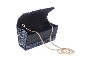Midnight radiance embellished clutch 2
