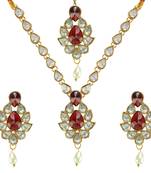 Ethnic Indian Bollywood Fashion Jewelry Set Stone Necklace Set