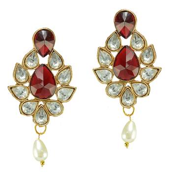 Ethnic Indian Bollywood Fashion Jewelry Set Stone Necklace Set 3