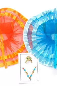 8'' Summer Cool Poshak With Shringar