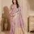 Lilac weaving silk blend saree