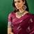 maroon Dola Jacquard Cotton saree with Woven Design