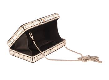 Multicolor crystal noir  clutch 3