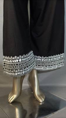 black embroidered kurta set 5