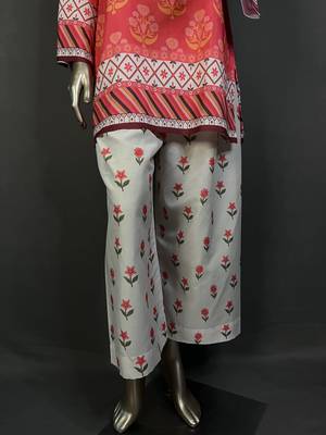 pink printed kurta set 3