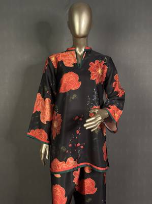 black printed kurta set 2