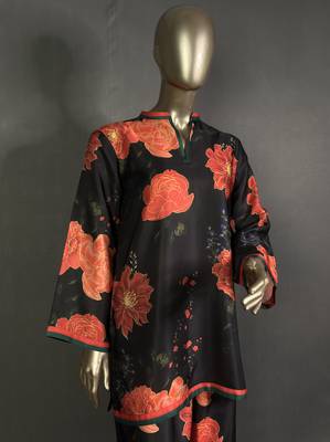 black printed kurta set 4