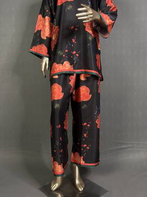 black printed kurta set 5