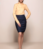 Beige double pocket shirt