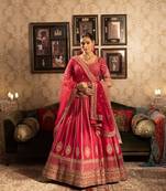 Pink Bridal lehenga choli