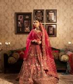 Rani bridal lehenga choli