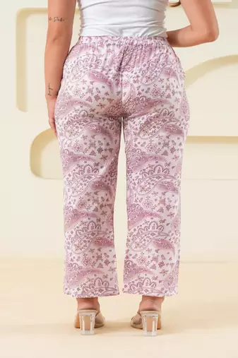 Paisley printed cotton  pant