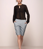 Black georgette shirt