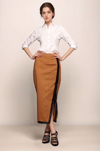 White princess cut women shirt