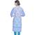Chinese Collar Blue Sexy Cotton Kurti