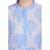 Chinese Collar Blue Sexy Cotton Kurti