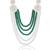 Pearl-beaded dulha moti mala haar necklace