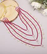 Beaded layered dulha moti mala
