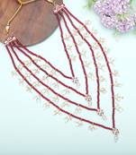 Men Kundan-Studded Pearl Groom Dulha Moti Mala Necklace