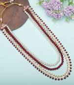 Layered moti necklace
