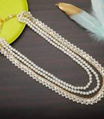 Layered moti necklace