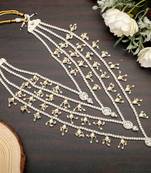 Men kundan-studded pearl groom dulha moti mala necklace