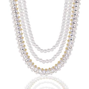 Layered moti necklace 2