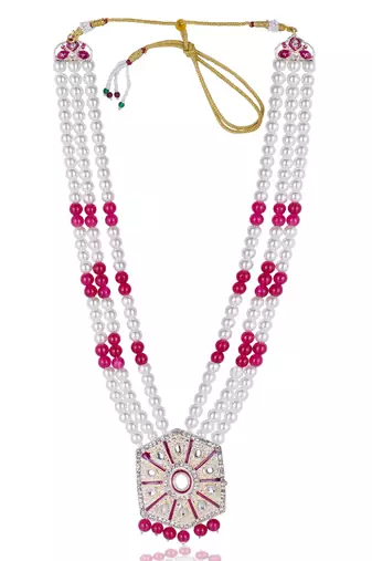 Beaded layered dulha moti mala