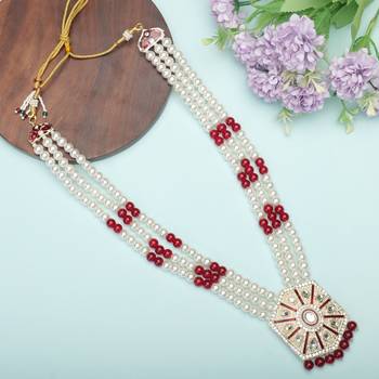 Beaded layered dulha moti mala 1
