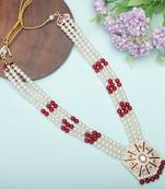 Beaded layered dulha moti mala