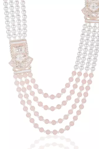 Beaded layered dulha moti mala