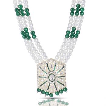 Pearl-beaded dulha moti mala haar necklace 2
