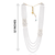 Layered moti necklace