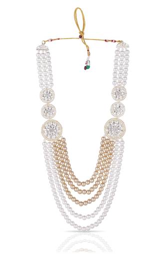 Beaded layered dulha moti mala