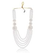 Layered moti necklace