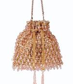 Haya gold embellished crystal potli