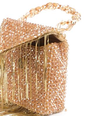 Natali golden embellished mini bag 1
