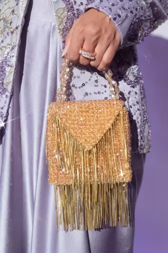 Natali golden embellished mini bag