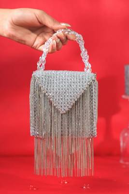 Natali silver embellished mini bag 1