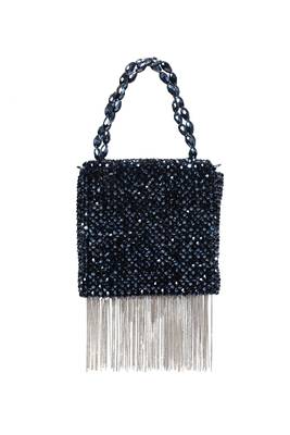 Natali navy blue embellished mini bag 3