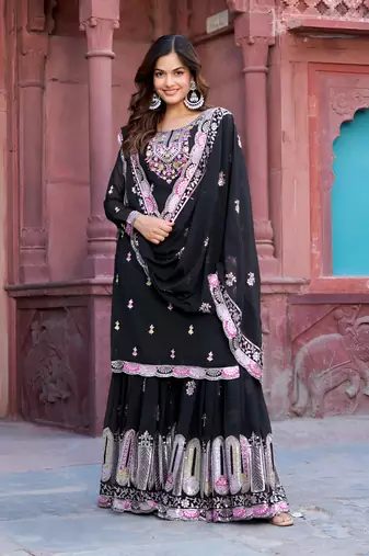 Designer sharara suit for women