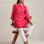 fuchsia cotton blend short kurta