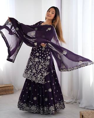 Designer sharara suit for women 3